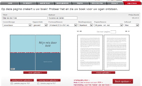 Boek Maken Ezbook Nl